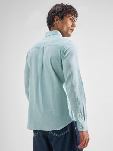 Image of Highlander Men Men's Relaxed Fit Casual Shirt | Cotton Linen | Relaxed fit | Full Sleeves|Premium Shirt for Man