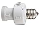 Maclean MCE21W E27 Lampenfassung Adapter mit Dämmerungssensor | Max. 100W Leistung | Weiß | Automatische Dämmerungserkennung für komfortable Nutzung | Spart Energie | Ideal für Flure und Treppenhäuser