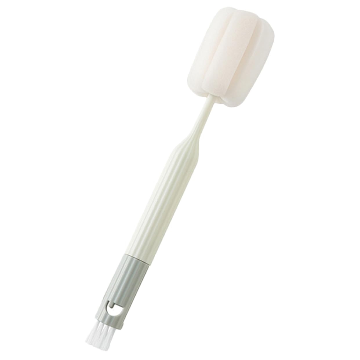 Generic Cleaning Brush Water Bottle Cleaner Brush Bottle Washer Brush Wear-Resistant Bottle Cleaner Bottle Sponge Water Bottle Household Bottle Cleaner Bottle Brush Cleaner White Pp