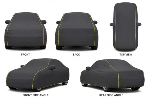 Image of Magic 6-Layer 100% Waterproof Custom Fit Car Cover for Alfaa Romeoo Romeo (All Models) Grey | UV, Heat, Rain, Dust & Scratch Resistant | All Weather Outdoor & Indoor Full Body Car Cover