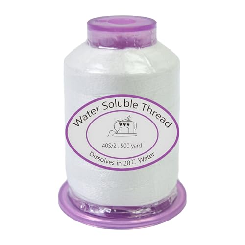 de Coser - 455 m Ligero Hidrosoluble - Disoluble Para Manualidades Costura Bordado Confección Disfraces Aficionados Entusiastas