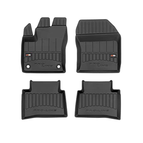 Tapis de sol voiture avec bords les plus hauts FROGUM pour Toyota Prius IV 2015-2023