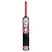 GRS Cric_01 Stunner Bigger Edge Full Size Hard PVC and Plastic Cricket Bat (2.5-Inch) (Black)