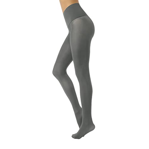 Image of CALZITALY Seamless Tights, 50 DEN High-Waist Pantyhose with no seams, Multi Color Opaque Tights - S, XXL, Italian Hosiery