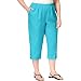 Alfred Dunner Women's Plus-Size Poly Capri