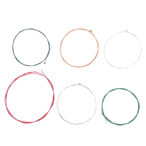 ifundom Guitar Strings Replacement Set 6pcs Acoustic Guitar Strings Medium Tension