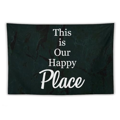 Tapiz This Is Our Happy Place para llenar de alegría tu dormitorio