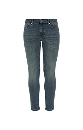 Jeans slim Roxanne Cheville 7 For All Mankind femme avec coupe galbante stretch