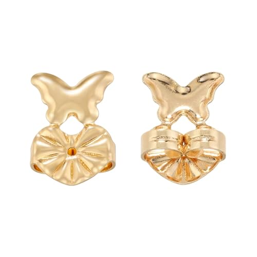 Elevadores de aretes ajustables con base de corazón para creación de bisutería estable 4