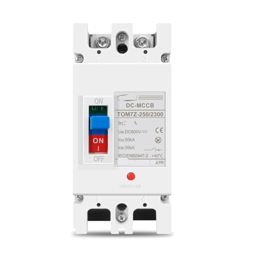 Disjoncteur solaire boîtier plastique évite surchauffe PV 100A