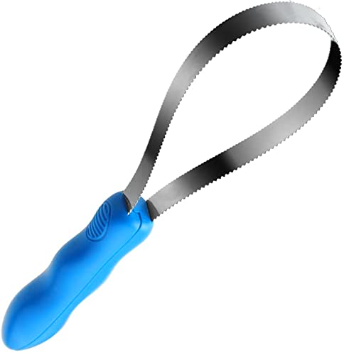 MeowWow Double-Sided Shedding Blade for All Dog Coat Types Dogs Shedding Brush with Stainless Steel Blade