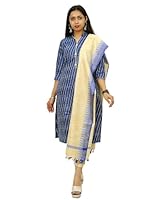 Crafts of Bihar Cotton Ikat Salwar Suit Set for Women with Dupatta | Ready to Wear Ikkat Salwar Suit for Women & Girls | Festive, Casual, Occasional, Wedding, Office | GR 18 L