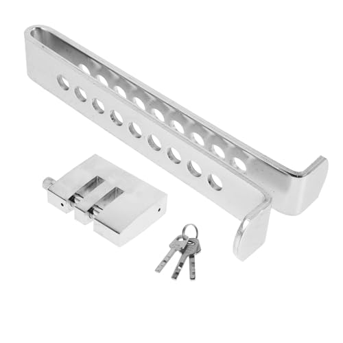 FUNOMOCYA Bloqueo Antirrobo Ajustable para Volante y Candado Metálico Resistente con Diseño y Visible Dispositivo de Seguridad para Coche con Cierre para Embrague y Freno Fácil de