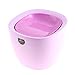 Ruilogod Plastikowy Mini Desktop Magazynowy Kosz na śmieci Pojemnik na odpady Fioletowy