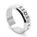 Fanstown C.L.A.M Forever Handmade Titanium Birthday Ring Necklace