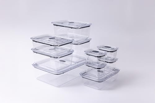 Latchlok Click 20 Piece Food Storage Container Set, Storm