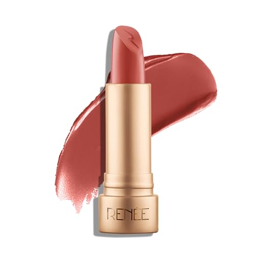 Image of RENEE H2O Hydrating Creme Lipstick - Nude Sea, Super Glossy, Lightweight, Non-drying & Hydrating, Easy Glides Formula with Intense Pigment, Shea Butter, Hyaluronic Acid, Jojoba Oil Infused