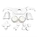 Produktbild Ersetzen Kontrolleur Button Teile - Ersatz LB RB LT RT Bumper Trigger A/B/X/Y D Pad Taste Zubehör für Microsoft Xbox One Elite Controller (Weiß)