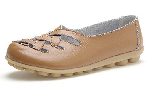 Image of VenusCelia Women's Braided-Nests Walking Flat Loafer