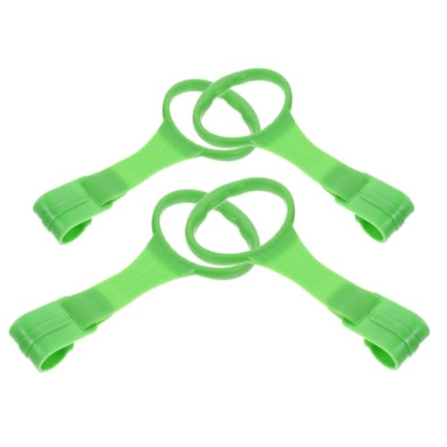 Totority 2ペア の歩行アシスタント ベビー用品 ベビーリング の引き上げおもちゃ ベビーベッドのアクセサリー ベビーベッドプルアップリング pp Light Green