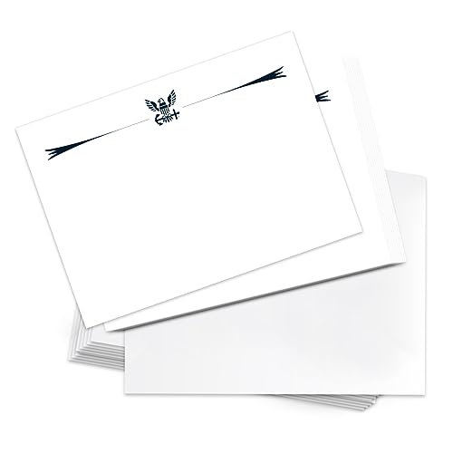 Image of Desert Cactus United States Navy US 10 Pack Notecards Stationery Cardstock Includes Envelopes Memo Party Thank You (Notecard Design 3)