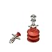 1Pcs Manipulator Accessories Industrial Pneumatic Vacuum Suction Cup VAPH-15/20/30/40C Vacuum Sucker Accessories Air Nozzle(Rose Red)