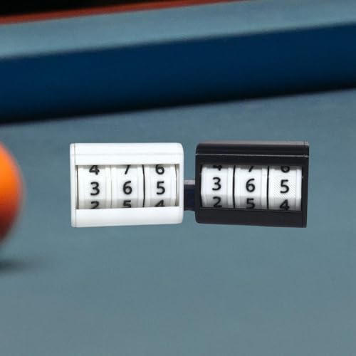 Marcador compacto para snooker y billar estilo E miniatura 5