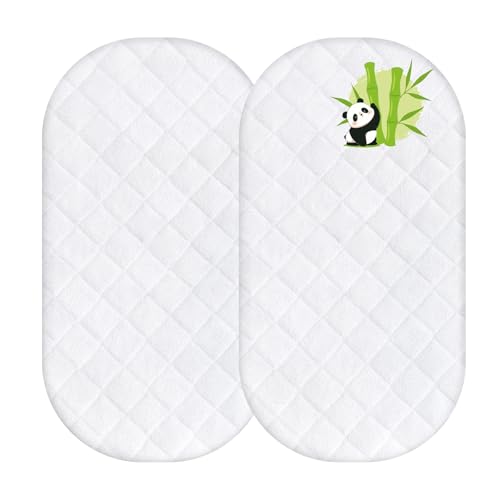 Waterproof Bassinet Mattress Protector Cover, Fits for