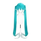 コスプレウィッグ 長靴を履いた猫 水色 ツインテール Wonderland ロングヘア かつら 耐熱 文化祭 小物 GAL系 原宿風 ハロウイーンウィッグ wig ネット付き