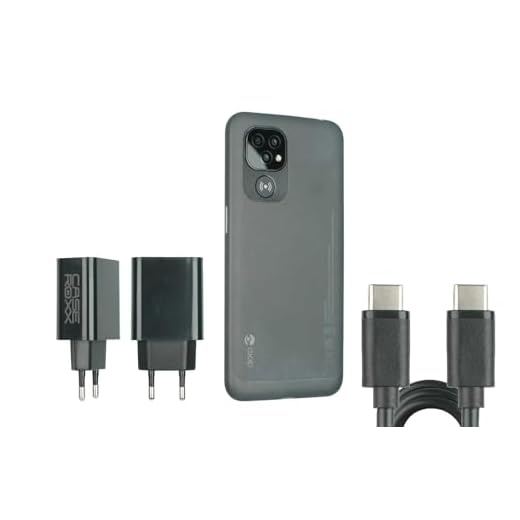 caseroxx 20W USB Type-C PD Ladegerät, kompatibel mit Doro 8050, 8050 Plus, 8100 / Plus, 8110, Aurora A10 / A20 / A30, Leva L10 / L20 / L30