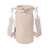 Bolsa de Transporte para Botellas de Agua, con Correa Ajustable Grande aislada, para Botellas de Agua, Monedero, Bolsa de Almacenamiento, para Camping, pícnic, Deportes