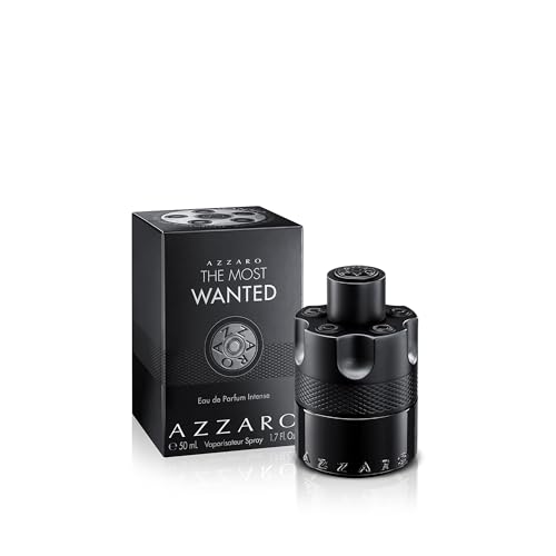 Azzaro The Most Wanted Intense, Eau de Parfum Uomo, 50 ml, Profumo Orientale Legnoso