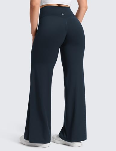 Image of CRZ YOGA Softretch Wide Leg Pants 28 inch /30 inch /32 inch | No Front Seam, Ultimate Comfort, Next to Skin, Yoga, Casual, High Waisted, for Women