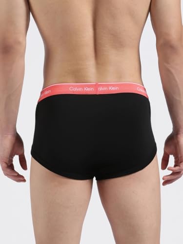 Image of White Solid Mid Rise Trunks - Pack of 3