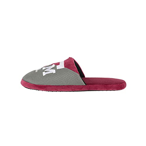 Image of FOCO Oklahoma Sooners NCAA Mens Team Logo Staycation Slippers