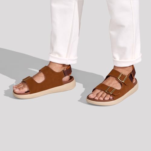 Image of Neeman's PureWhoosh Duo Glides Sandals for Men | Lightweight, Comfortable & Flexible | Everyday Stylish Sandals for All-Day Comfort