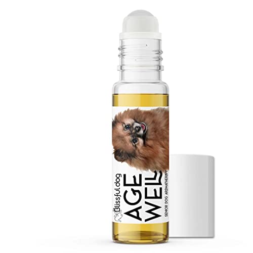 Image of The Blissful Dog Pomeranian Age Well Dog Aromatherapy Roll-On Bottle for Your Dog's Peaceful Ageing