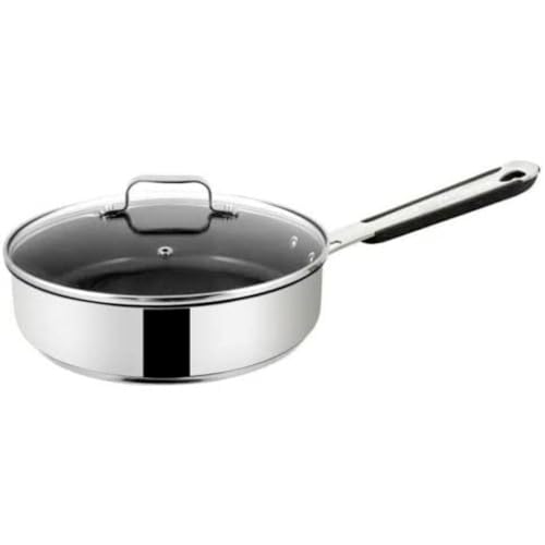 Tefal Jamie Oliver E3143244 Saute Pan with lid 25cm Stainless steel Non stick Induction Compatible
