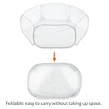 QWORK® Laufstall Haustiere, Faltbar Gehege für Tiere, Pop-up-Laufstall, für Meerschweinchen, Kaninchen, Hamster, Katzen, Hunde