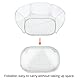 QWORK® Laufstall Haustiere, Faltbar Gehege für Tiere, Pop-up-Laufstall, für Meerschweinchen, Kaninchen, Hamster, Katzen, Hunde