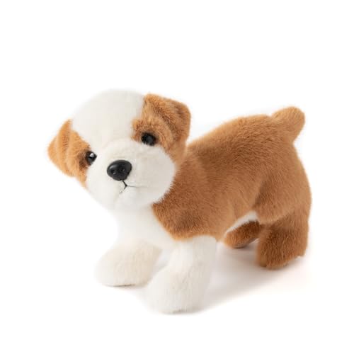 The Petting Zoo English Bulldog Dog Stuffed Animal Plush, Kids Gifts, 8 in