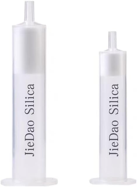 Silica SPE Cartridge Solid-Phase Extraction Silicone SPE Column HPLC Filler Chromatography Column 1mL 3mL 6mL 12mL 20 Pcs(500mg 6ml 6 Pieces)