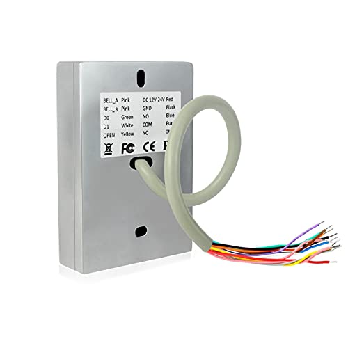 Security Door Access Control Keypad, Id Keypad With Id Key Fobs, Stand-Alone Keypad, Door Lock Keypad Controller, For Garage Door/Gate Opener, Entry Gate Keypad, Zinc Alloy Metal, Waterproof #TOP5