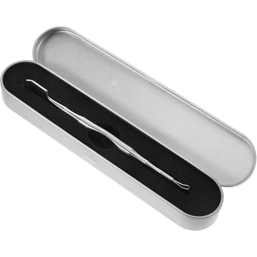 MOLUCKFU Dual-end Tool Stainless Steel Skin Spatula for Pore Cleaning Face Exfoliator Scrubber