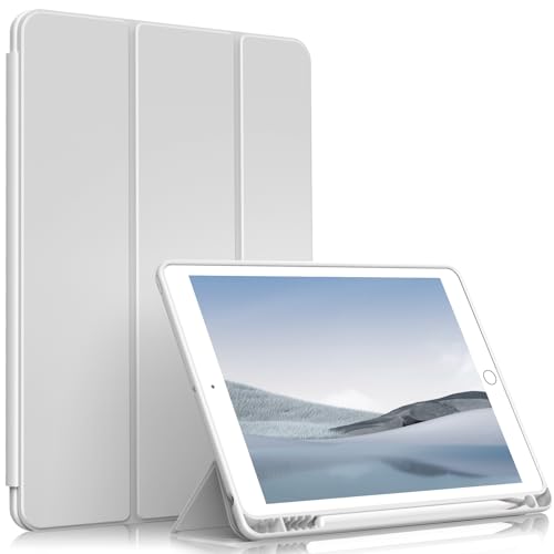 Étui pour iPad 6/5 9,7 pouces anti-rayures évite la perte du stylet avec coque souple