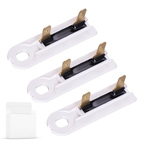 Dryer Thermal Fuse 3 Pack, WP3392519 Replacement for Whirlpool Maytag Kenmore Dryer, Fix No Heat or Won’t Start, Easy Install, Replaces 3392519 694511 80005
