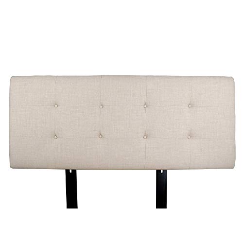 MJL Furniture Designs Ali Padded Bedroom Headboard Contemporary Styled Bedroom DÃ©cor, HJM100 Series Headboard, Beige Finish, Queen Sized, USA Made