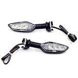yamaha mt 010 tracer Questi indicatori di direzione per moto sono dotati di una luce per la visibilità anche di giorno. Garantiscono che le tue svolte siano visibili da lontano.