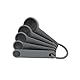 KitchenAid 5pc Messlöffel Set - Holzkohle Grau