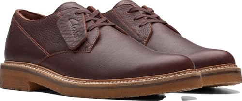 Image of Clarks Men's Clarkdale Derby Oxford, British Tan Leather, 7